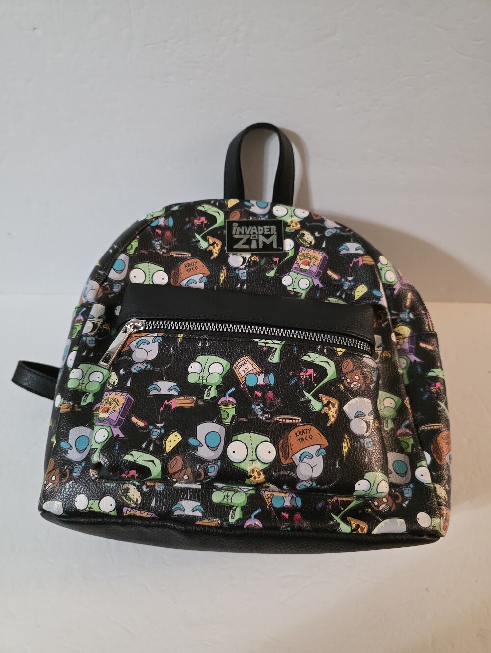 Bioworld Nickelodeon Invader Zim GIR & Snacks Mini Backpack Purse